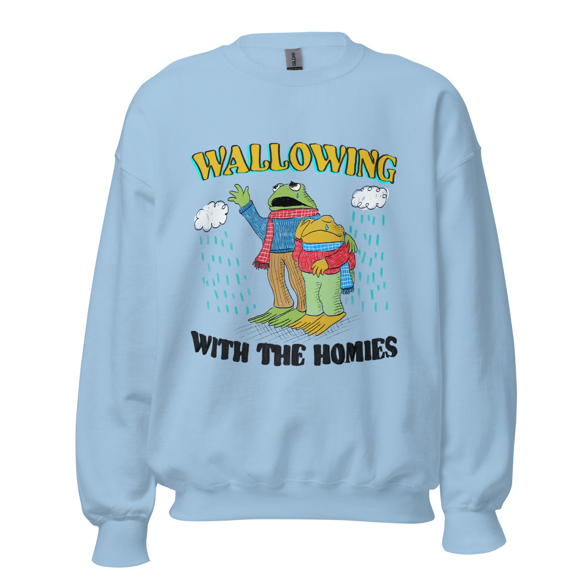 Wallowing Graphic Sweatshirt - Cozy Unisex Hoodie - Image 2