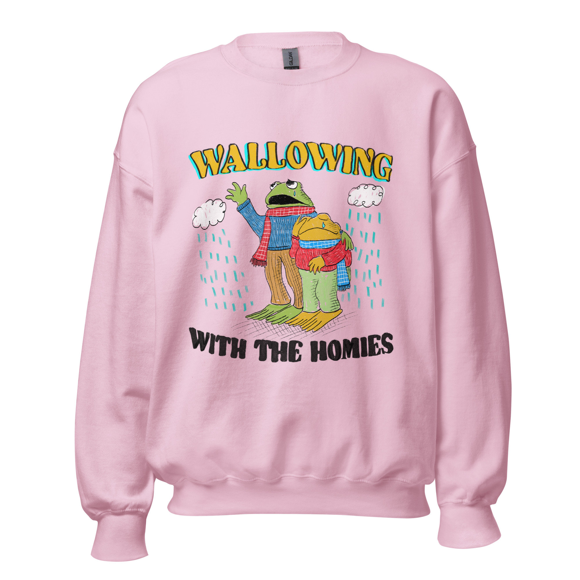Wallowing Graphic Sweatshirt - Cozy Unisex Hoodie - Image 3