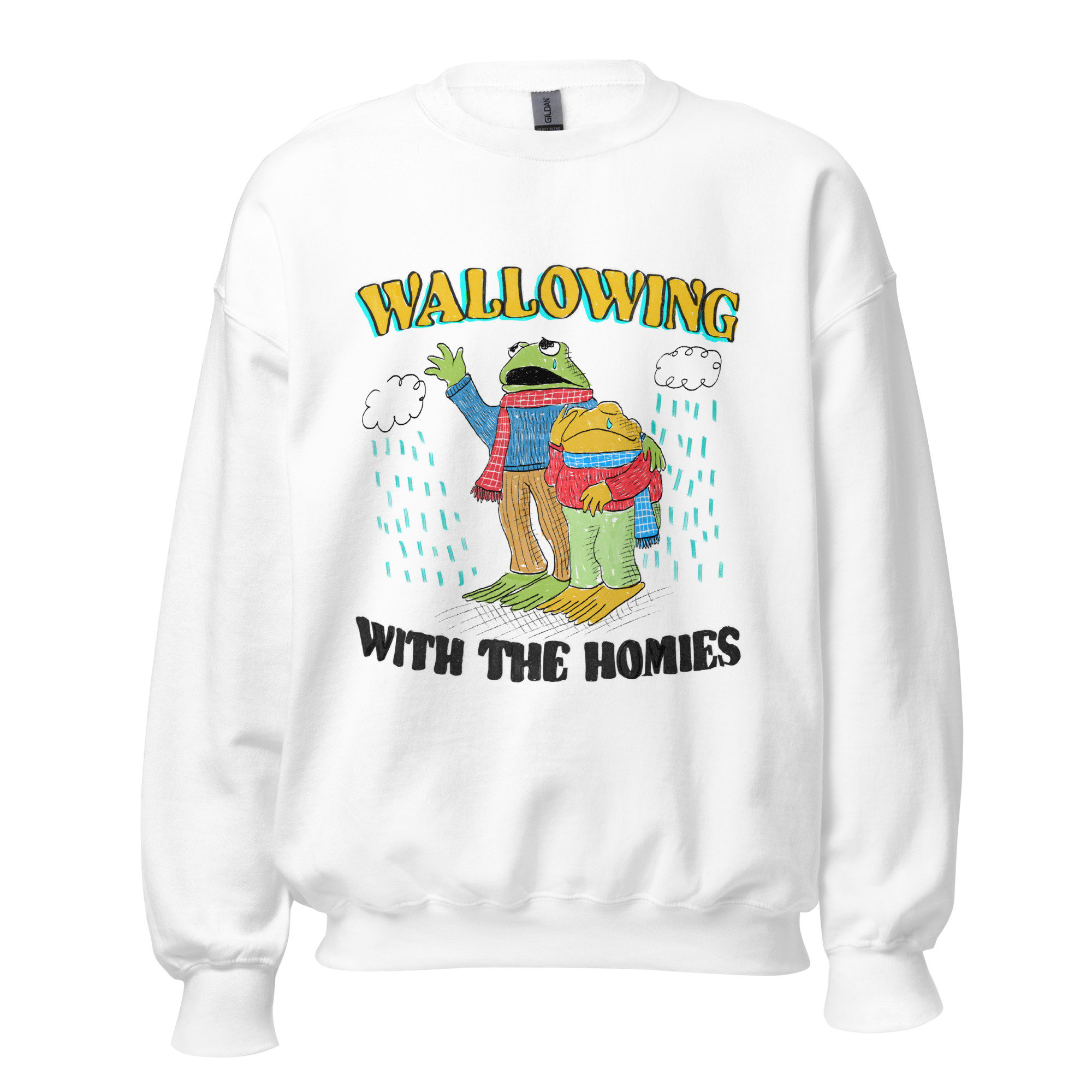 Wallowing Graphic Sweatshirt - Cozy Unisex Hoodie - Image 4