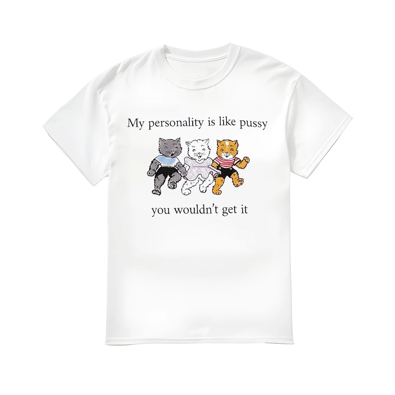 Cat Lovers T-Shirt - Funny Cat Personality Design