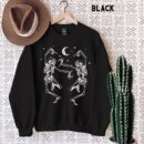 Dancing Skeletons Halloween Sweatshirt - Unisex Crewneck