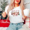 Falala Lattes Christmas Coffee T-Shirt - Holiday Design