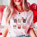 Happy Meowlentines Day Cat Lover T-Shirt | Valentine's Gift