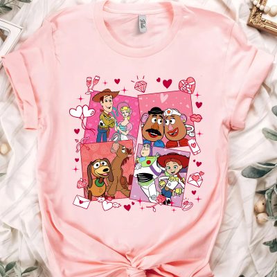 Toy Story Valentine's Day T-Shirt - Disney Couple Matching Tee
