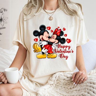 Disney Valentine's Day Shirt - Mickey & Minnie Couples T-Shirt