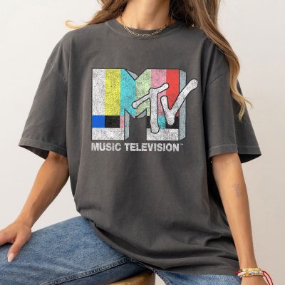 MTV Retro Logo T-Shirt - Classic Music Television Signal Tee