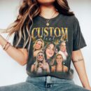 Vintage Graphic Custom T-Shirt - Personalized Photo Design