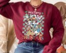 Vintage Mickey Mouse Christmas Sweatshirt - Disney Holiday Design