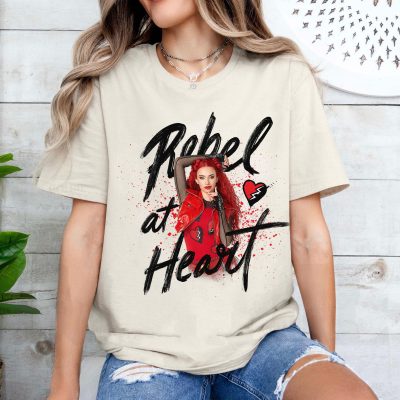 Disney Descendants 4 Rise of Red Rebel Heart T-Shirt