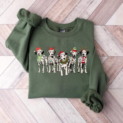 Dalmatian Dog Christmas Sweatshirt - Festive Holiday Dog Lover Gift