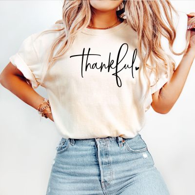 Thankful Thanksgiving T-Shirt - Comfort Colors® Holiday Tee