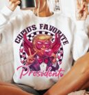 Trump Valentine's Day Sweatshirt - Retro Political Design
