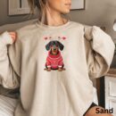Dachshund Valentine's Day T-Shirt - Wiener Dog Love Design