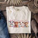 Easter Cow T-Shirt - Cute Bunny Cow Design for Spring