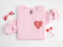 Heart Pocket Valentine Sweatshirt - Love Design Women's Hoodie