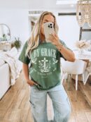 Grace Through Faith Christian T-Shirt | Minimalist Scripture Tee