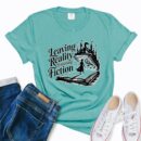Book Lover's Fiction Escape T-Shirt - Reading Design Tee