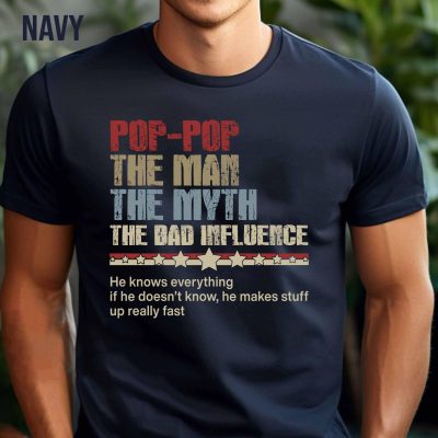 PopPop T-Shirt - Best PopPop Ever Shirt for Father's Day