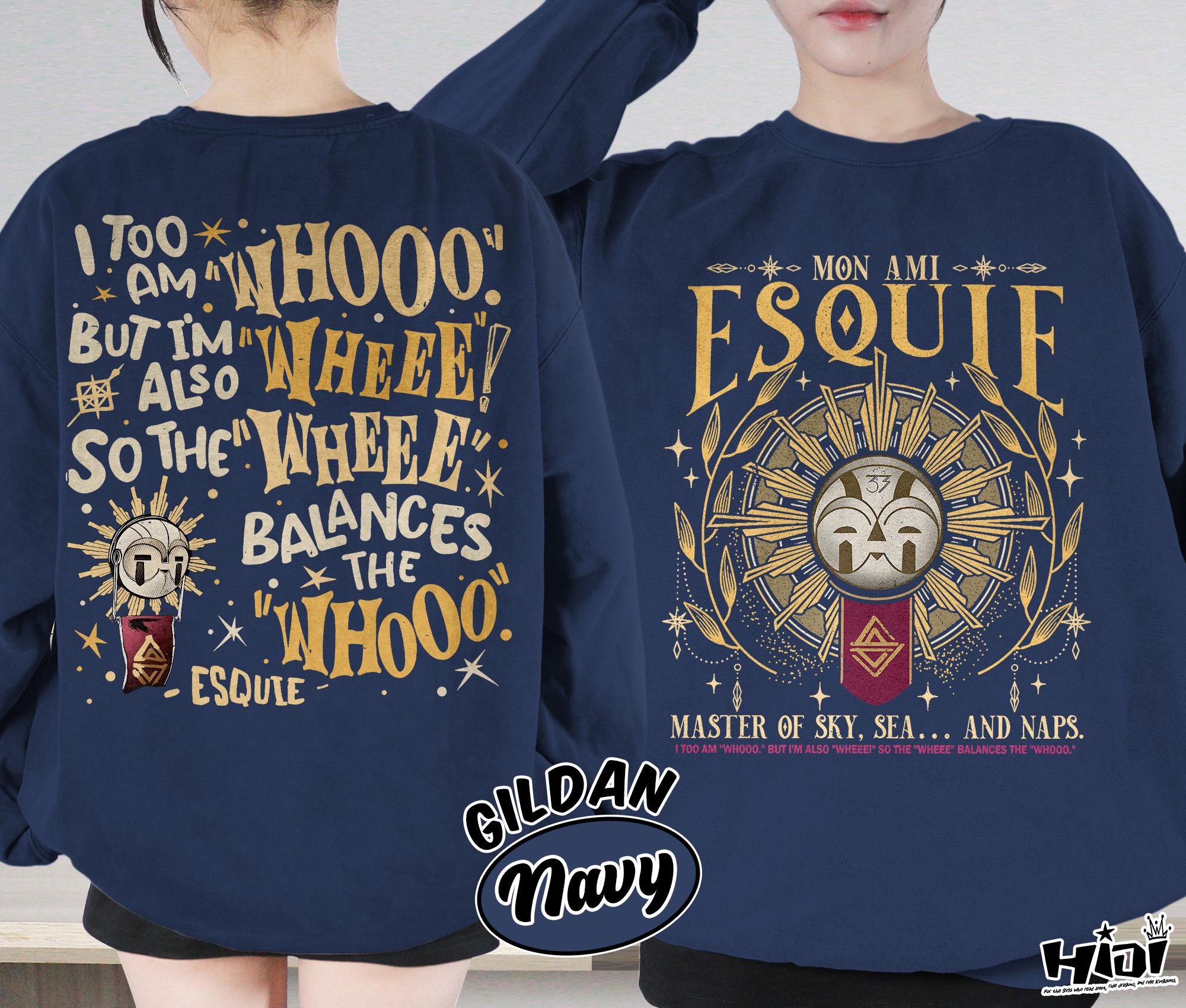 Esquie Clair Obscur Expedition 33 Gamer T-Shirt - Double Sided Design - Image 3