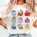 Disney Princess Sidekicks Book Club T-Shirt - Librarian Gift