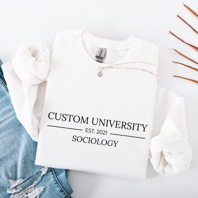 Custom University Sweatshirt - Personalized College Hoodie & Crewneck