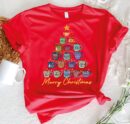 Stars Hollow Christmas Coffee Tree T-Shirt - Luke's Diner Design