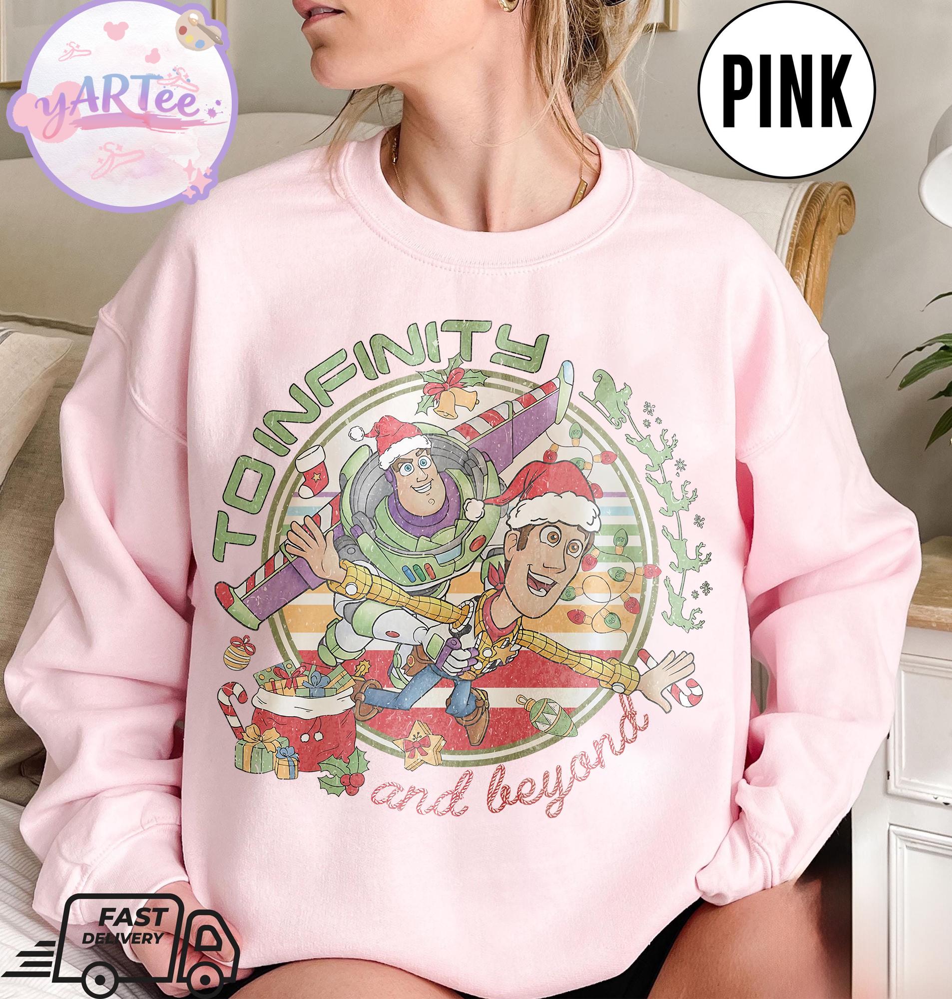 Vintage Disney Christmas Sweatshirt - Retro Toy Story Holiday Tee