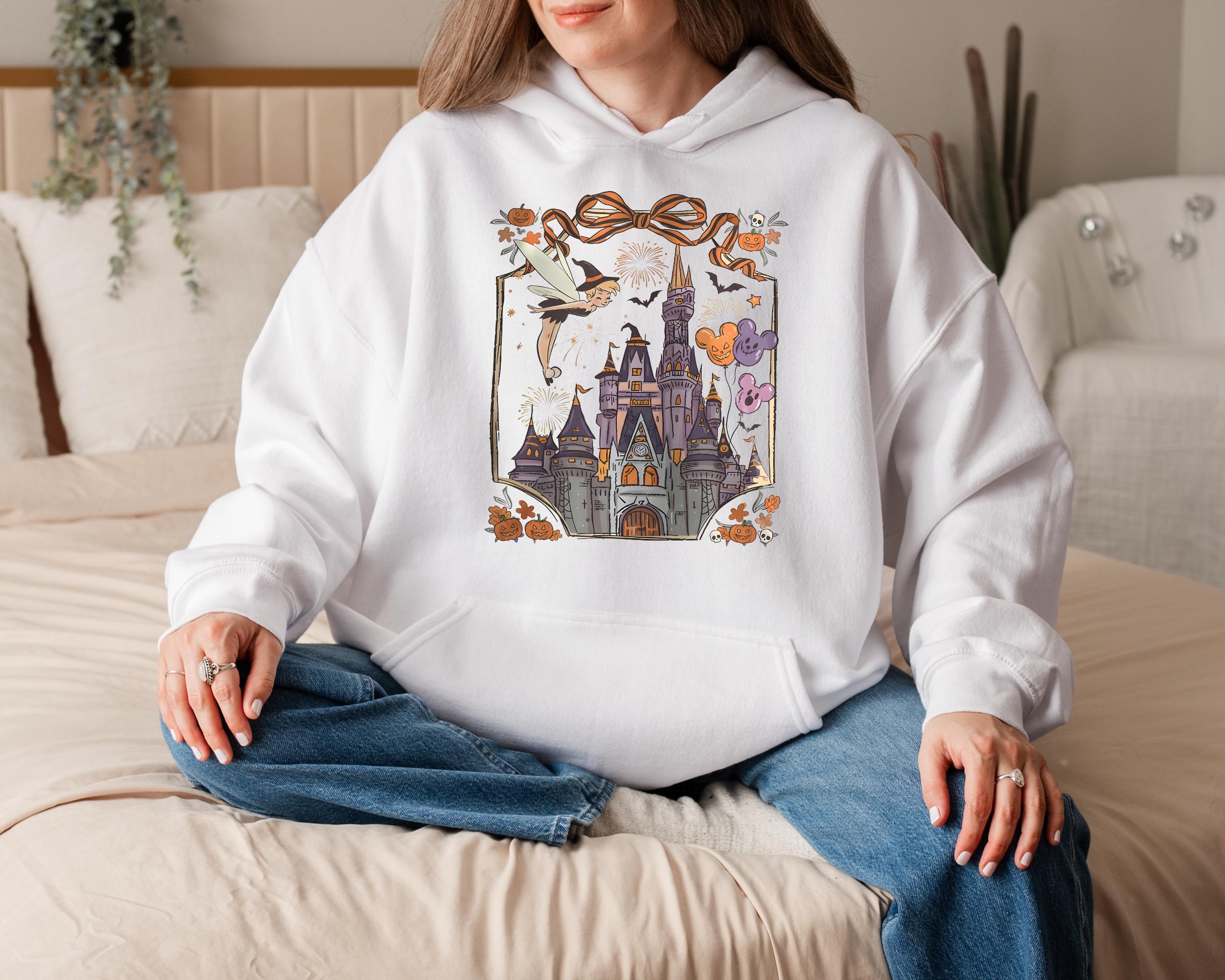 Disney Halloween Hoodie - Magic Kingdom Castle Retro Sweatshirt - Image 2