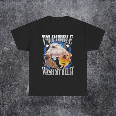 Pibble Brainrot Dog Meme T-Shirt | Funny French Bulldog Tee