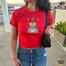 Steve Christmas T-Shirt - Grinchy Tree Y2K Baby Tee