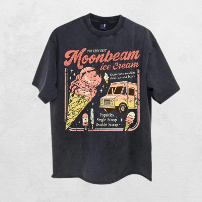 Vintage Moonbeam Ice Cream Concert Tee - Mystical T-Shirt