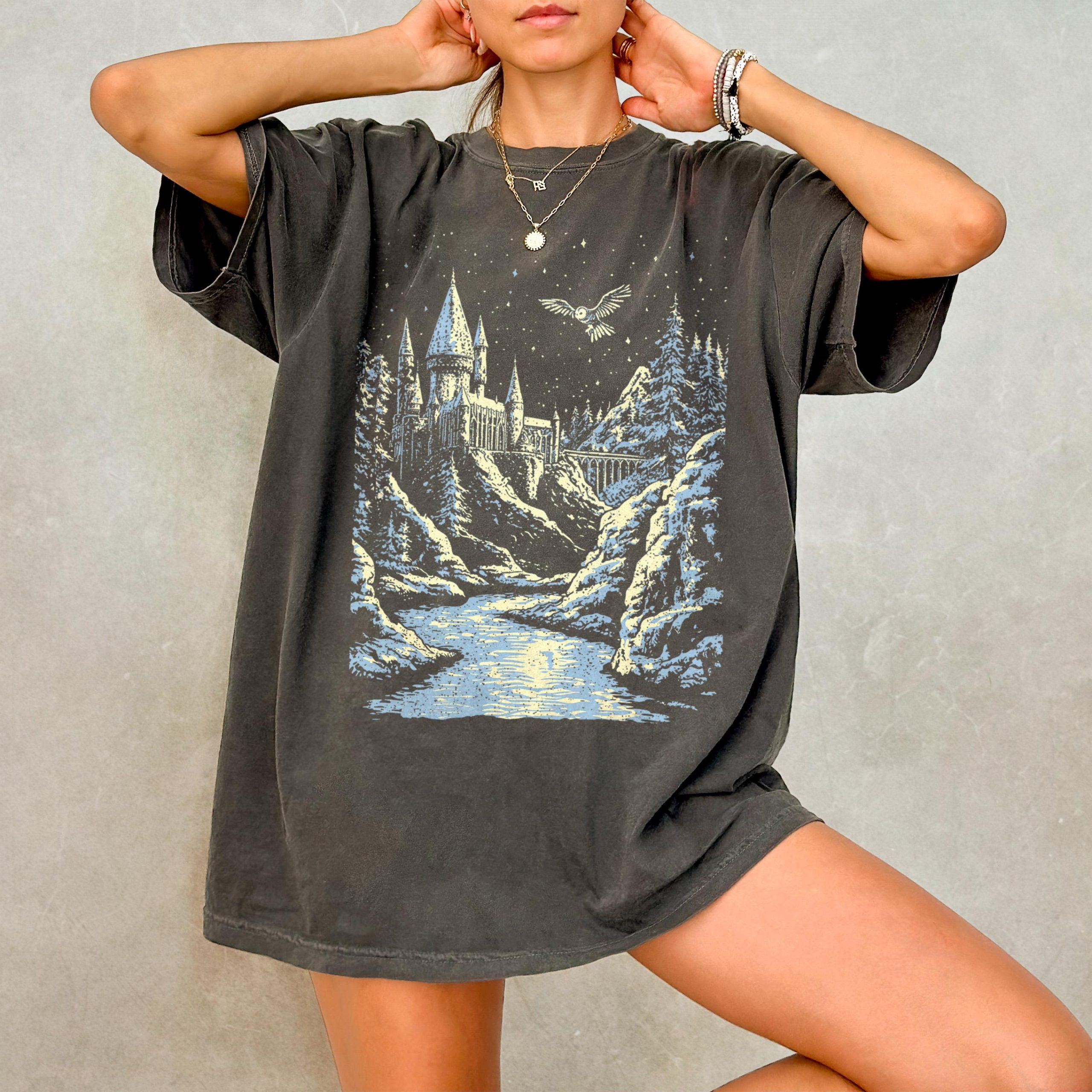 Magical Book Lover T-Shirt - Fantasy Reading Design - Image 2