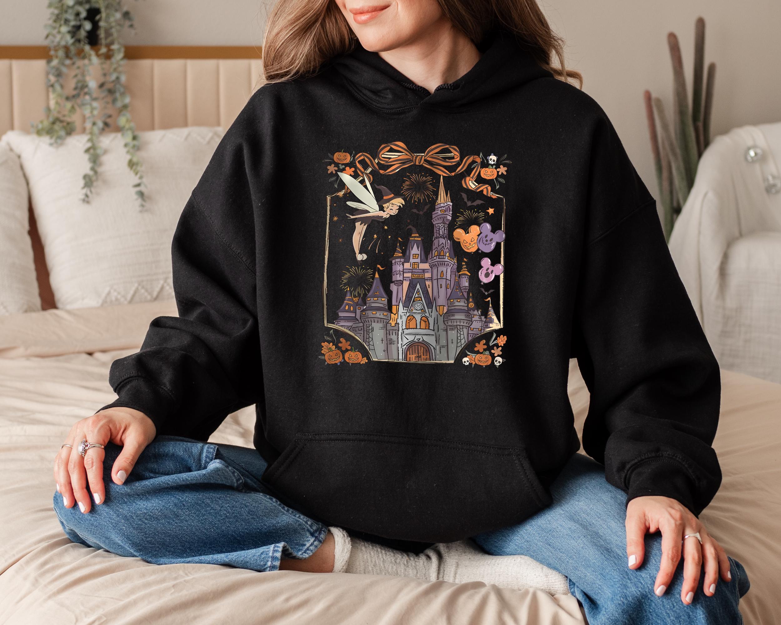 Disney Halloween Hoodie - Magic Kingdom Castle Retro Sweatshirt