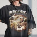 Vintage Hedgehog T-Shirt - 90s Bootleg Animal Graphic Tee