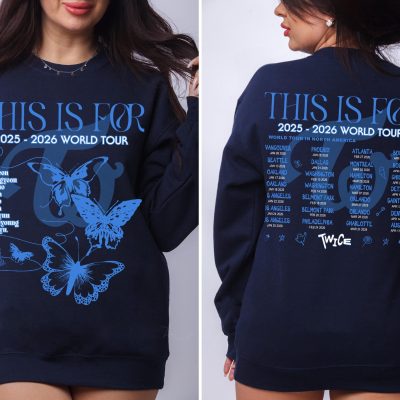 Retro Twice World Tour 2025 T-Shirt - Kpop Merch Gift