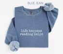 Book Lover Sweatshirt - Reading Design Comfort Colors® Hoodie