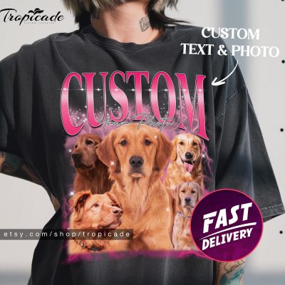 Custom Bootleg Rap Tee - Personalized Pet Photo T-Shirt