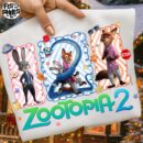 Retro Fox Bunny Couple Sweatshirt - Matching Valentine's Design