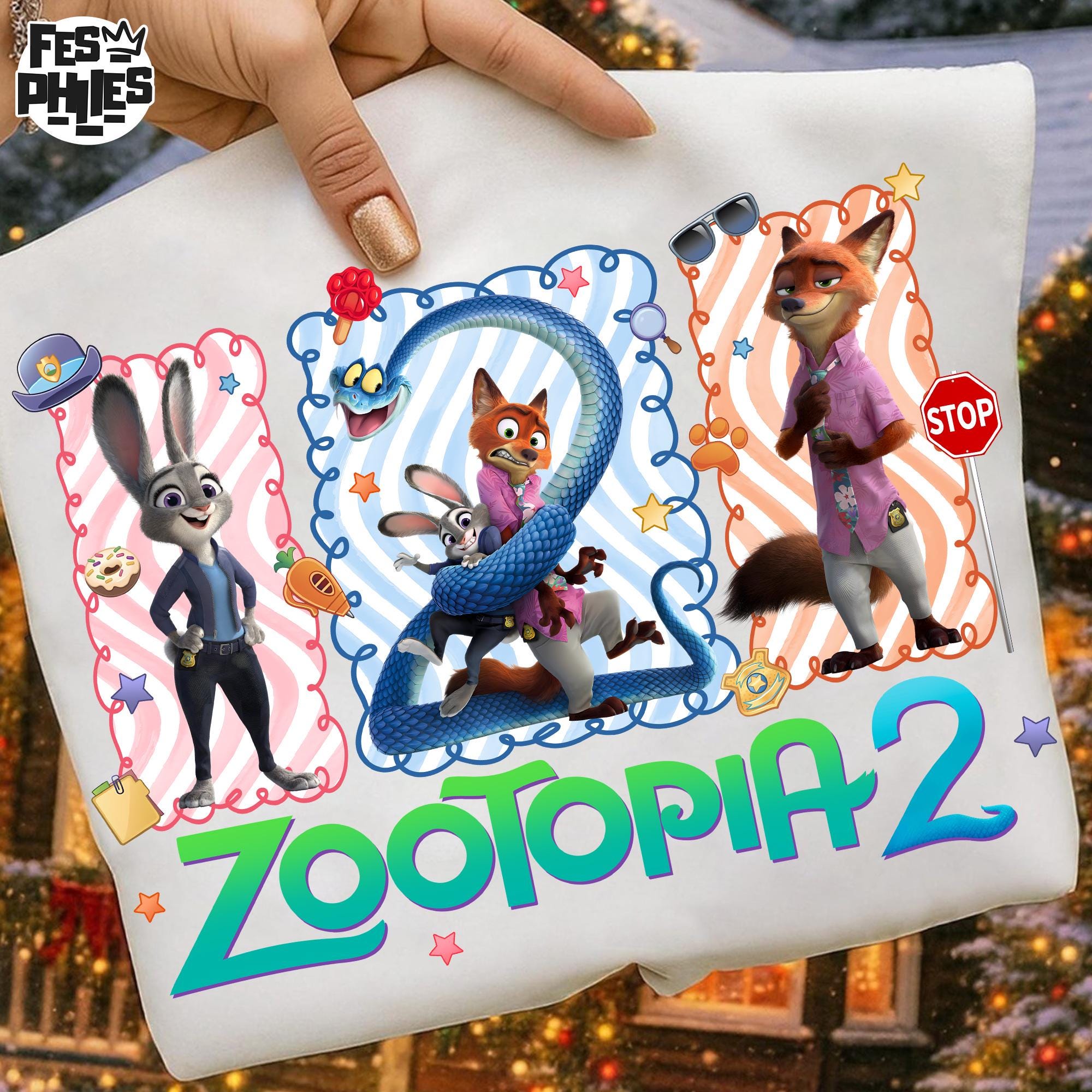 Retro Fox Bunny Couple Sweatshirt - Matching Valentine's Design