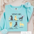 Dog Science Lover T-Shirt - Funny Comfort Colors Crewneck