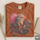 Dungeon Crawler Carl Cat Lover T-Shirt - Donut & Mongo Fantasy Tee