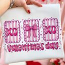 Coquette Bow Valentine T-Shirt - Brushstroke Love Design