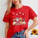 Valentine Dog Lover T-Shirt - Heart Balloon XOXO Design